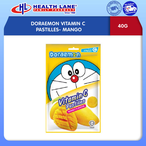 DORAEMON VITAMIN C PASTILLES- MANGO (40G)