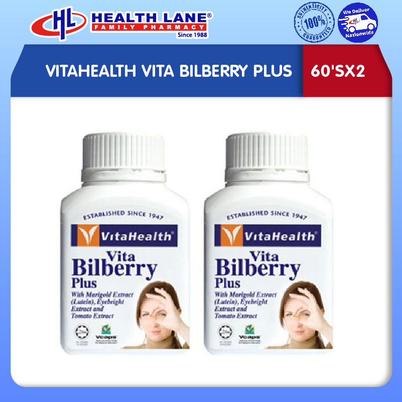 VITAHEALTH VITA BILBERRY PLUS (60'SX2)