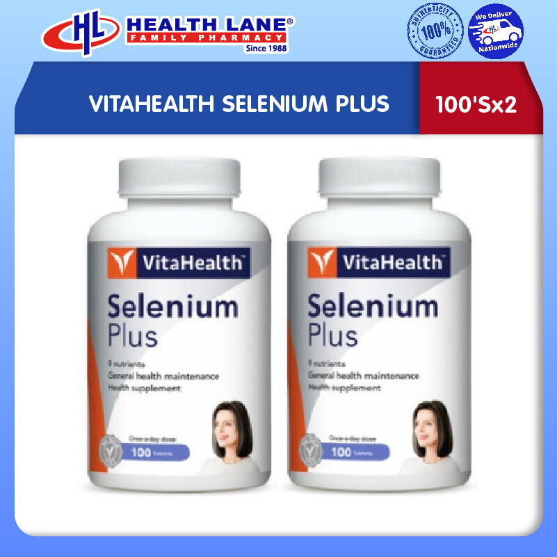 VITAHEALTH SELENIUM PLUS 100'Sx2