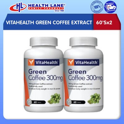 VITAHEALTH GREEN COFFEE EXTRACT (60'Sx2)
