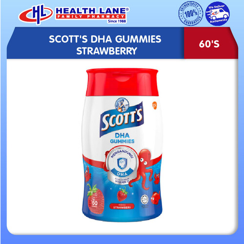 SCOTT'S DHA GUMMIES STRAWBERRY (60'S)