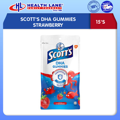 SCOTT'S DHA GUMMIES STRAWBERI (15'S)