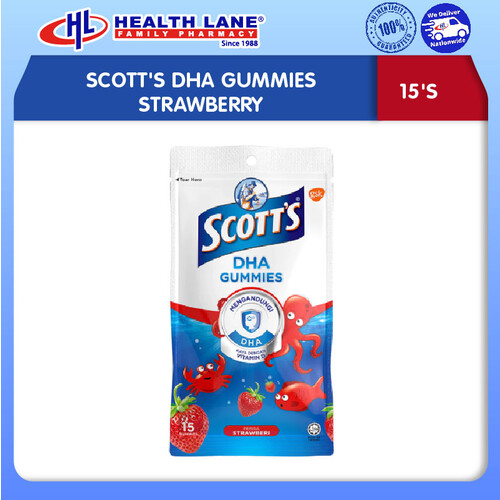 SCOTT'S DHA GUMMIES STRAWBERRY (15'S)