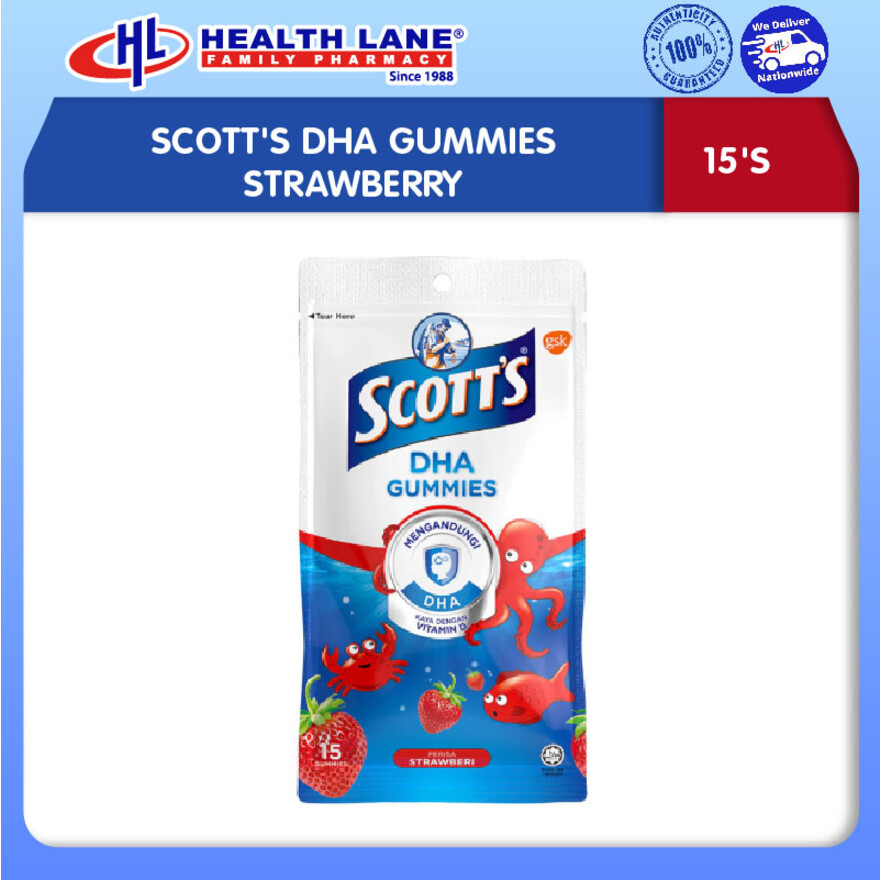 SCOTT'S DHA GUMMIES STRAWBERI (15'S)