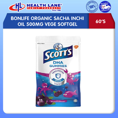SCOTT'S DHA GUMMIES BLACKCURRANT (15'S)