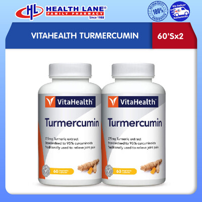 VITAHEALTH TURMERCUMIN 60'Sx2