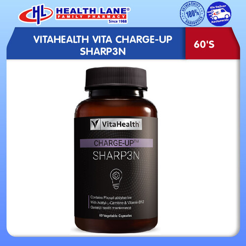 VITAHEALTH VITA CHARGE-UP NEUROPS 60'S