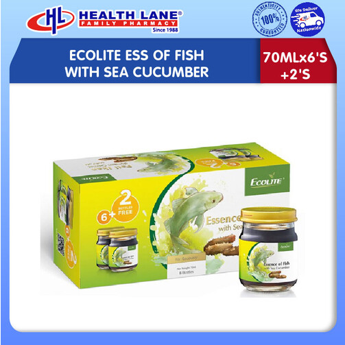 ECOLITE ESS OF FISH DENGAN SEA CUCUMBER (70MLx6'S+2'S)