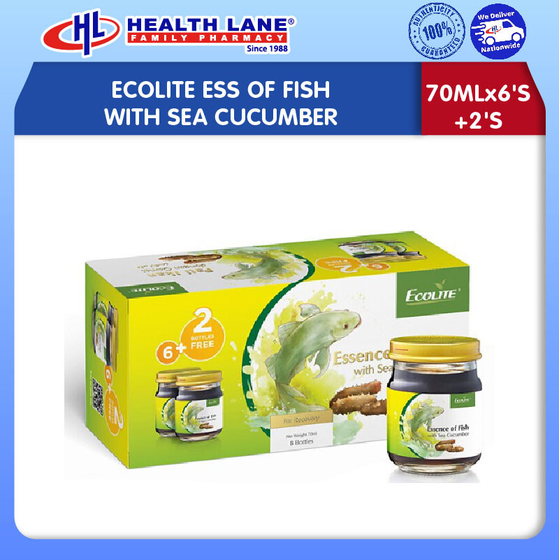 ECOLITE ESS OF FISH DENGAN SEA CUCUMBER (70MLx6'S+2'S)
