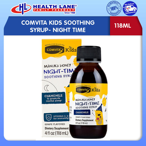 COMVITAKIDS SOOTHING SYRUP- NIGHT TIME (118ML)