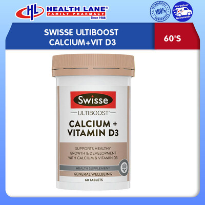 SWISSE ULTIBOOST CALCIUM+VIT D3 (60'S)
