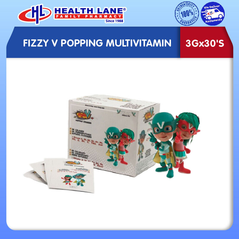 FIZZY V POPPING MULTIVITAMIN (3Gx30'S)