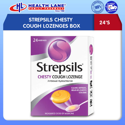 STREPSILS CHESTY COUGH LOZENGES BOX (24'S)