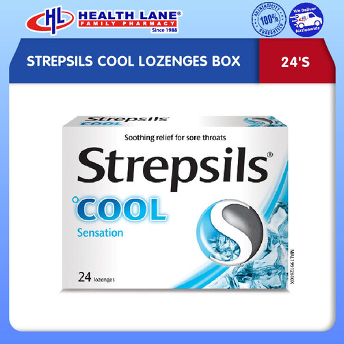STREPSILS COOL LOZENGES BOX (24'S)