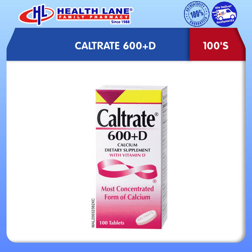 CALTRATE 600+D (100'S)