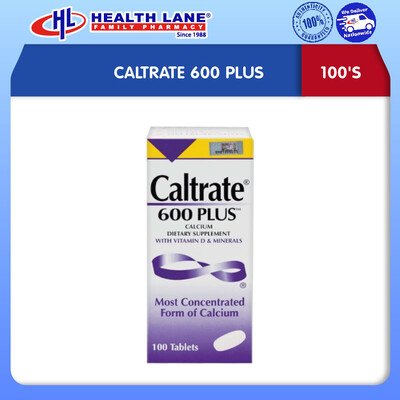 CALTRATE 600 PLUS (100'S)