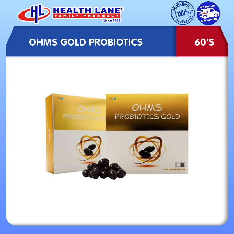 OHMS GOLD PROBIOTICS (60'S)