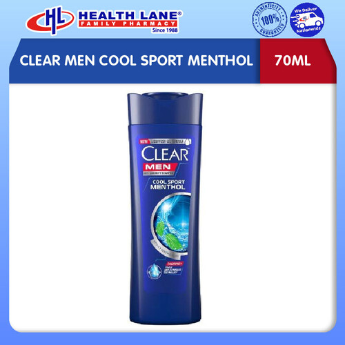 CLEAR MEN COOL SPORT MENTHOL 70ML