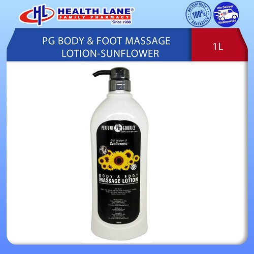 PG BODY & FOOT MASSAGE LOTION 1000ML-SUNFLOWER