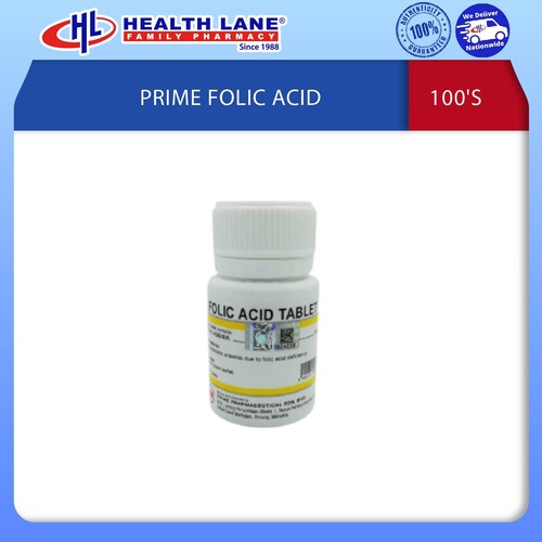PRIME FOLIC ACID 100'S