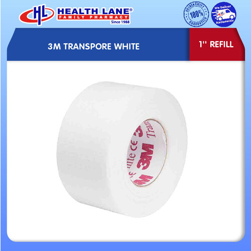 3M TRANSPOREWHITE1'' (REFILL)