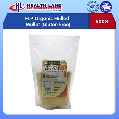 HEALTH PARADISE ORGANIC HULLED MILLET (GLUTEN FREE) (500G)