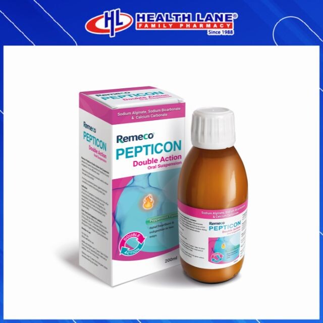REMECO PEPTICON DOUBLE ACTION ORAL SUSPENSION 200ML
