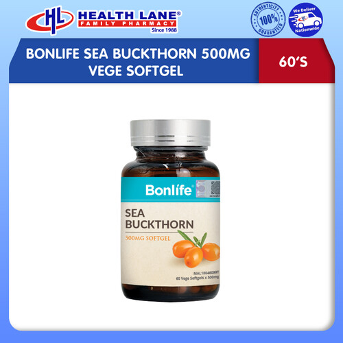 BONLIFE SEA BUCKTHORN 500MG (60'S VEGE SOFTGEL)