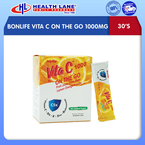 BONLIFE VITA C ON THE GO 1000MG 30'S