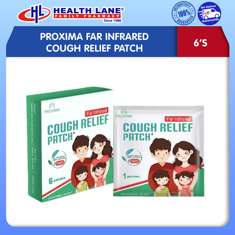 PROXIMA FAR INFRARED COUGH RELIEF PATCH (6'S)