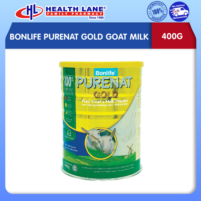 BONLIFE PURENAT GOLD GOAT MILK 400G