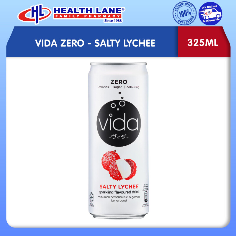 VIDA ZERO - SALTY LYCHEE (325ML)