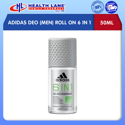 ADIDAS DEO (MEN) ROLL ON 6 IN 1 (50ML)