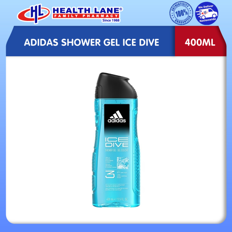 ADIDAS SABUN MANDI ICE DIVE (400ML)
