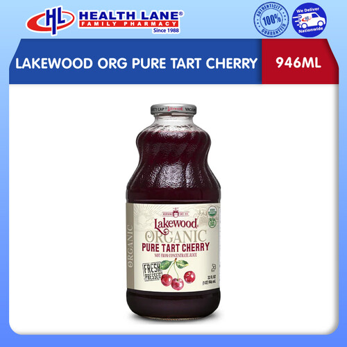 LAKEWOOD ORGANIC PURE TART CHERRY 946ML