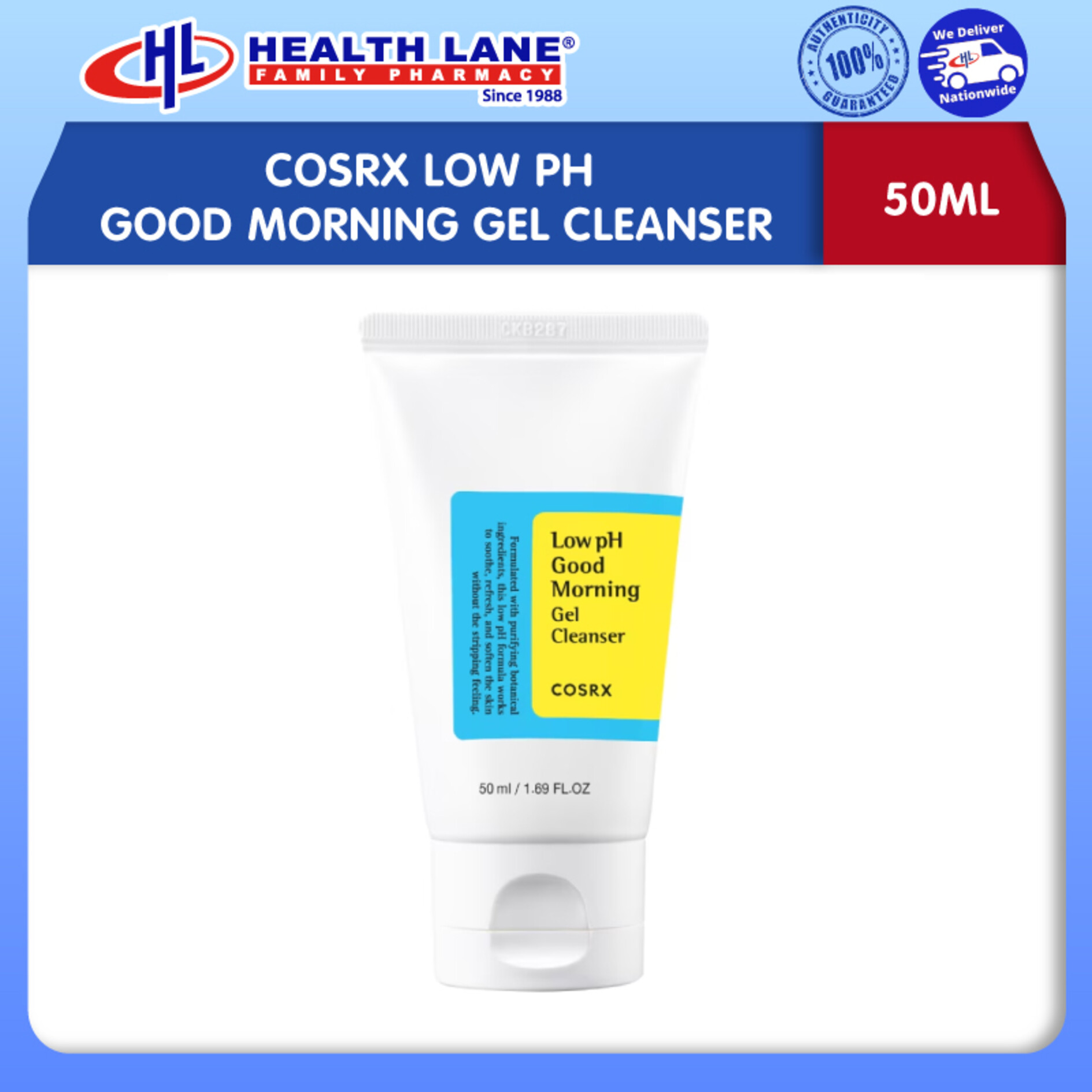 COSRX LOW PH GOOD MORNING GEL PENCUCI (50ML)