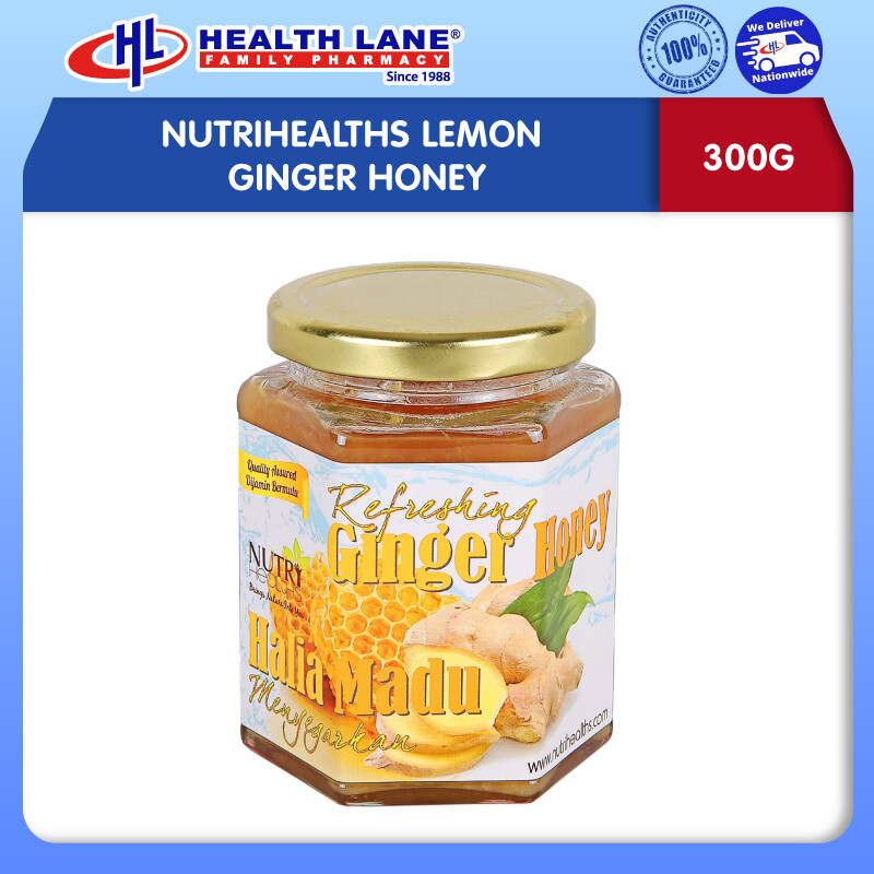 NUTRIHEALTHS LEMON GINGER HONEY 300G