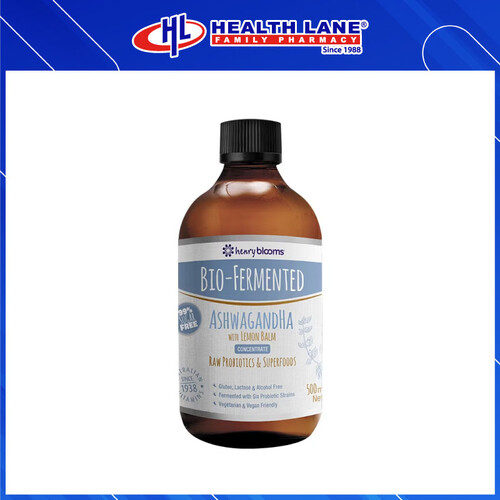 HENRY BLOOMS BIO-FERMENTED ASHWAGANDHA (500ML)