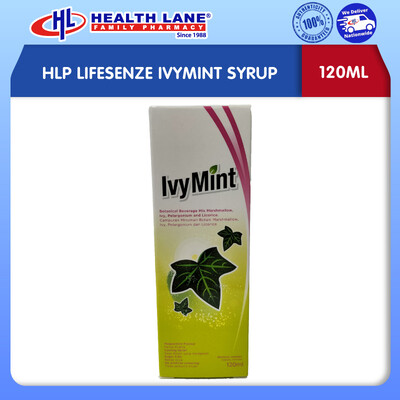 HLP LIFESENZE IVYMINT SYRUP 120ML