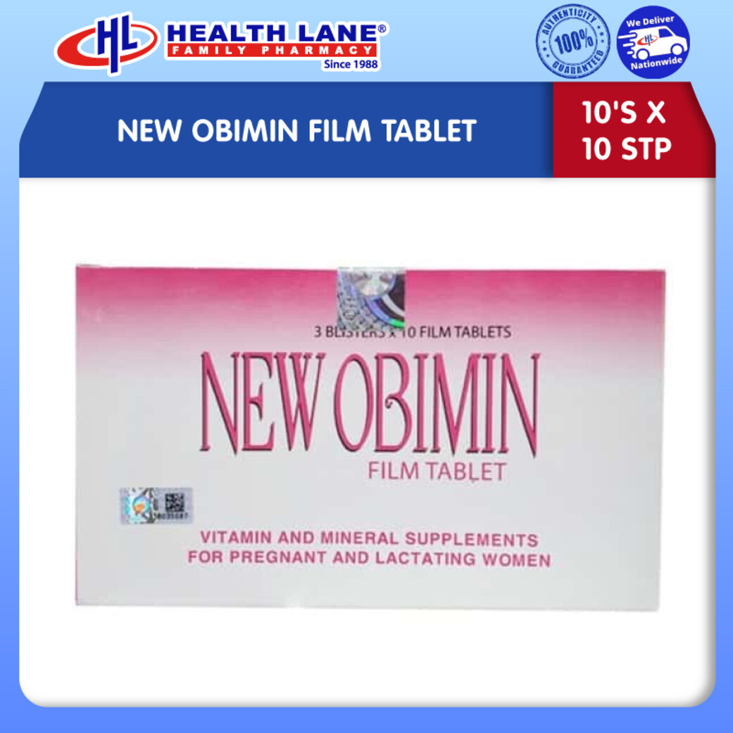 NEW OBIMIN FILM TABLET 10'S X 10 STP