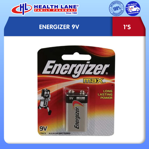 ENERGIZER 9V (1'S)