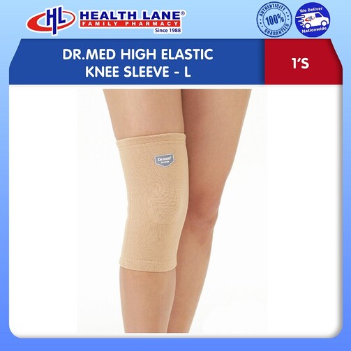 DR.MED HIGH ELASTIC KNEE SLEEVE- L