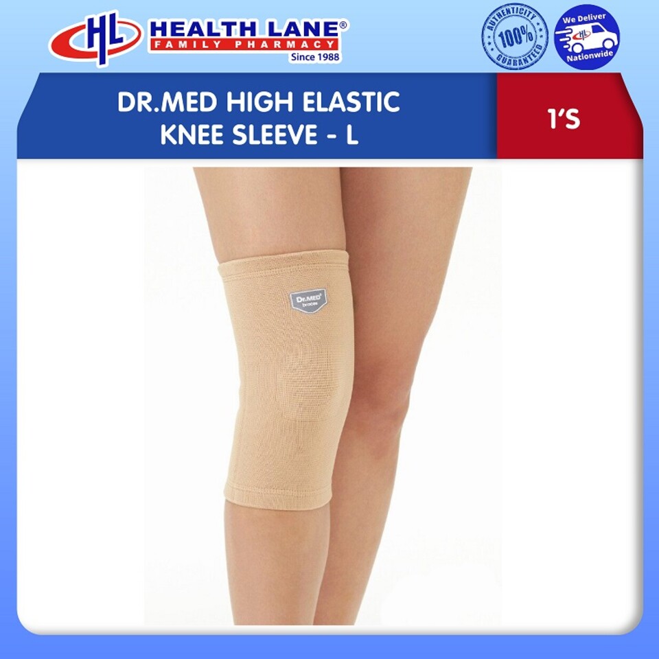 DR.MED HIGH ELASTIC KNEE SLEEVE- L
