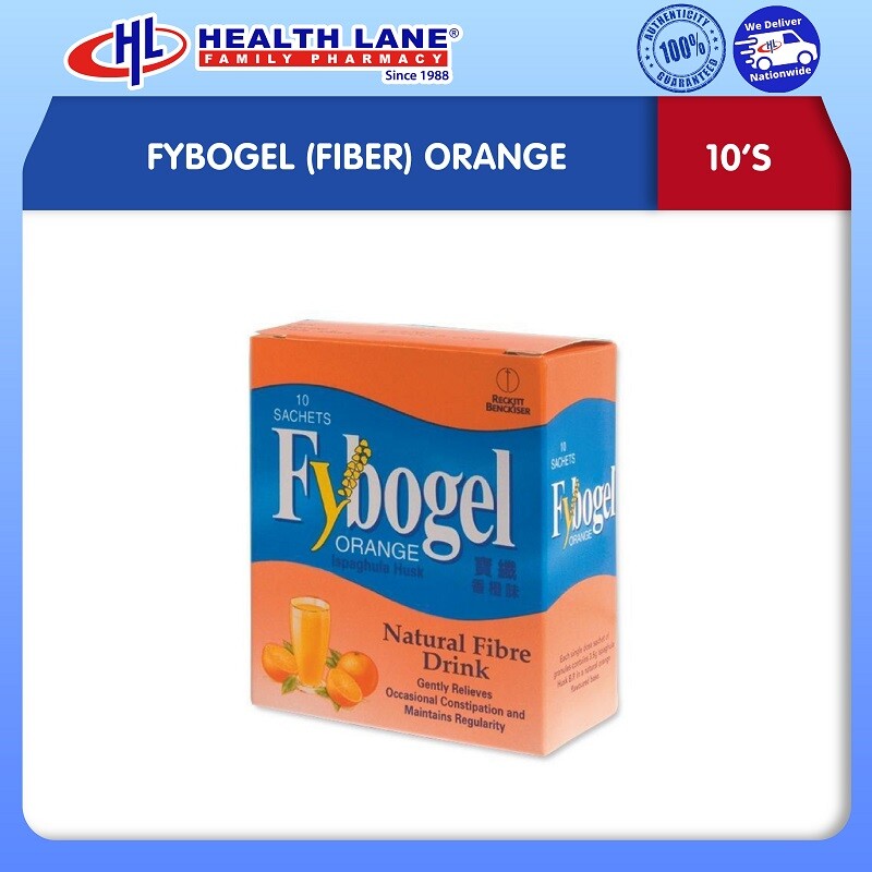 FYBOGEL FIBER DRINK OREN (10'S)