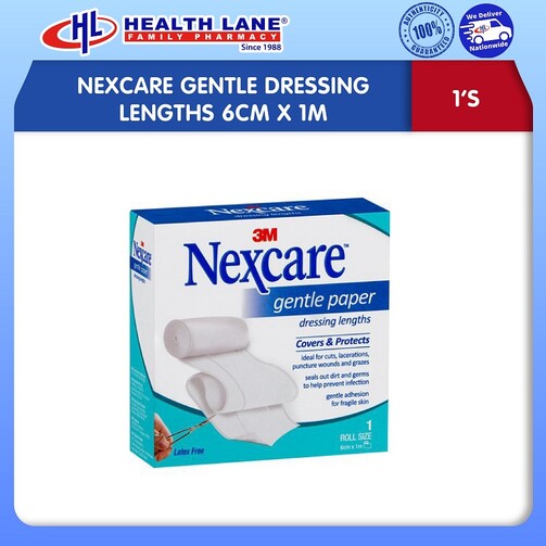 NEXCARE GENTLE DRESSING LENGTHS (6CMx1M)