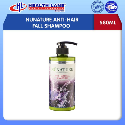 NUNATURE ANTI-HAIR FALL SHAMPOO- LIMITED EDITION (580ML)