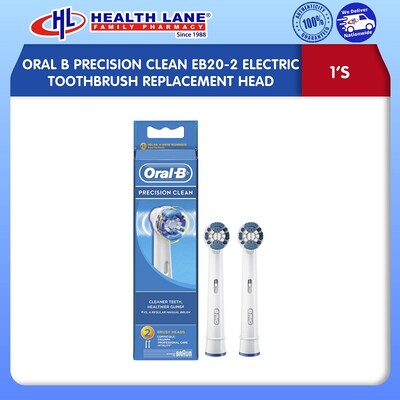 ORAL B PRECISION CLEAN EB20-2 ELECTRIC TOOTHBRUSH REPLACEMENT HEAD 2'S