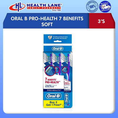 ORAL B PRO-HEALTH 7 BENEFITS SOFT (3'S)