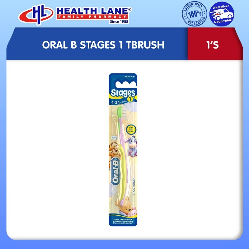 ORAL B STAGES 1 TOOTHBRUSH 1'S