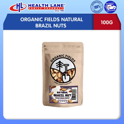 ORGANIC FIELDS NATURAL BRAZIL NUTS 100G